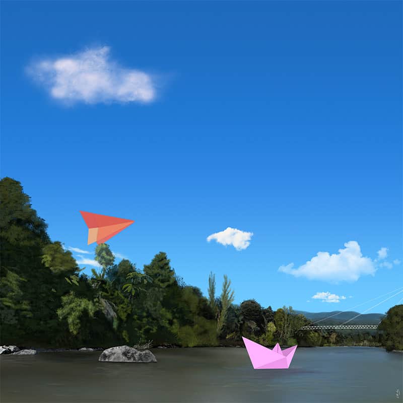 'Paper Craft' - NZ NFT Art by Eth_iks