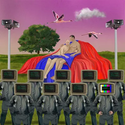 New Zealand NFT Art - 'Unholy Alliance' by Eth_iks